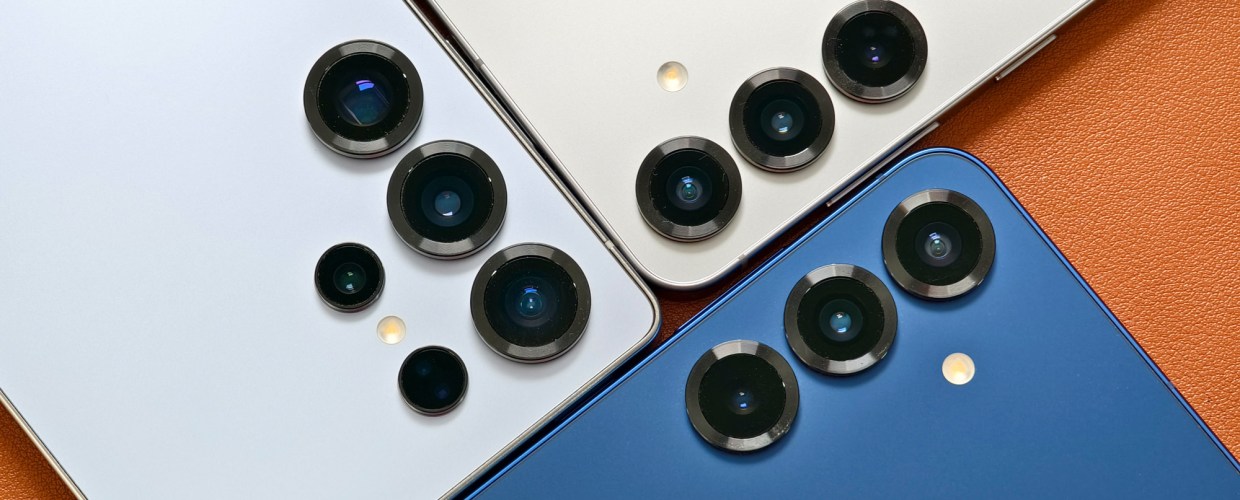 Best camera phones for photography. Samsung S25 Ultra, S25 Plus, S25. Image: Joshua Waller