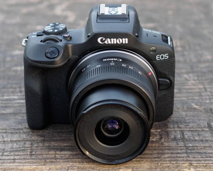 Canon EOS R100 with 18-45mm kit zoom