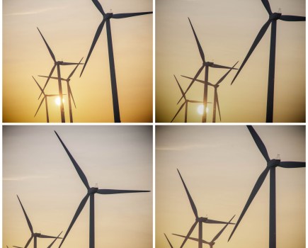 Nik 6 Analog Efex example wind turbines