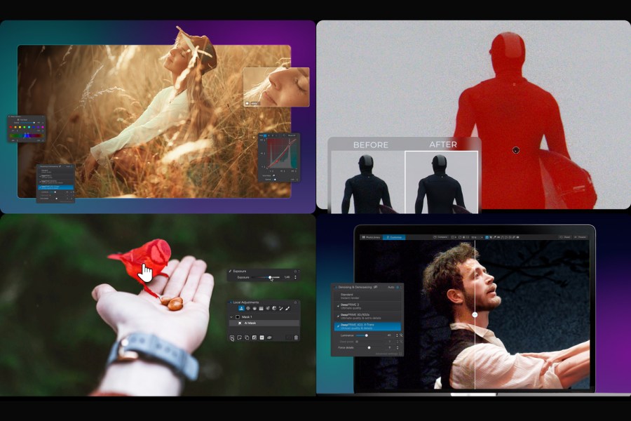 DxO PhotoLab 9. Editing screens. Image: DxO