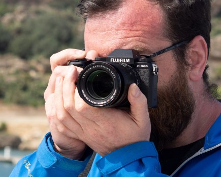 Fujifilm X-S20 in use. Photo Joshua Waller