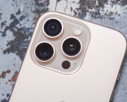 The three cameras on the back of the iPhone 16 Pro