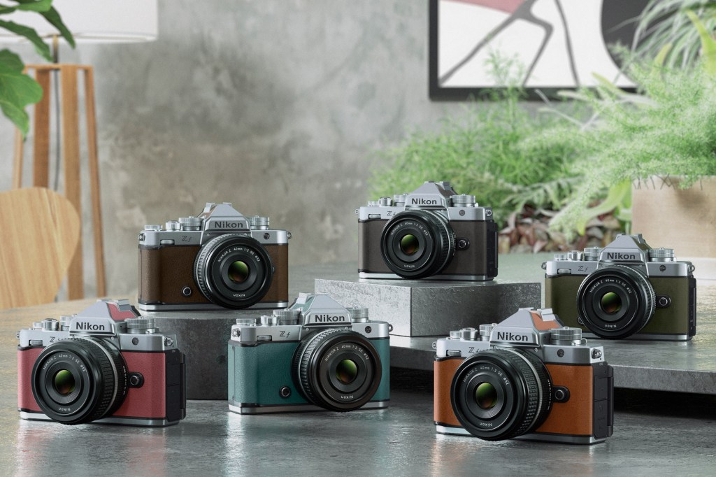 Nikon Zf Silver, all colour options. Image credit: Nikon