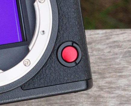 The all important video record button. Image: AW