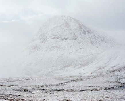 Corrour Bothy and The Devil’s Point, Cairngorms, Scotland, January 2017. alternative landscapes
